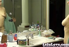 Lelu Love-Voyeur Spying On Shower Oiling Blowdry