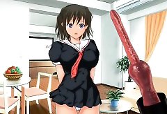 Hentai anime chick fucked by monsters tentacles